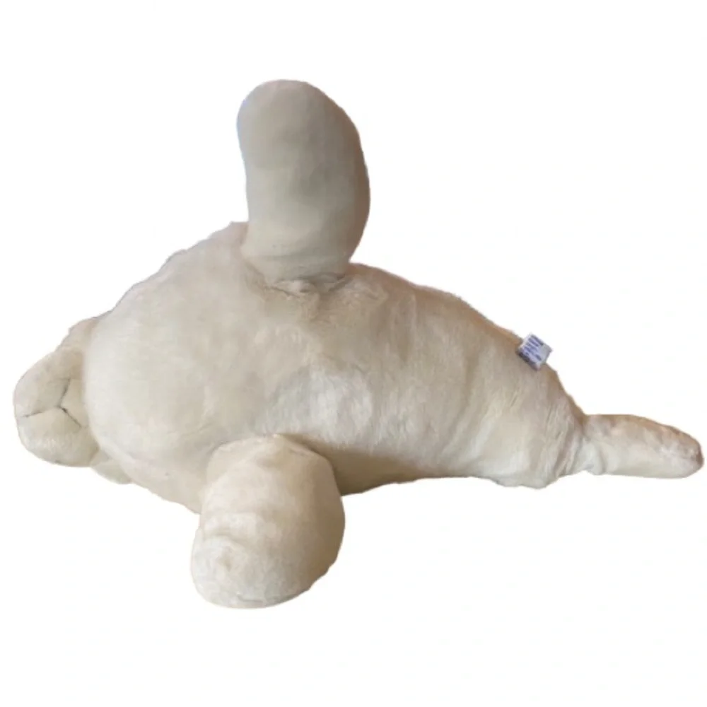 Vintage Mary Meyer Baby White Seal Plush 20” Collectible 90’s Marine Life Cuddly